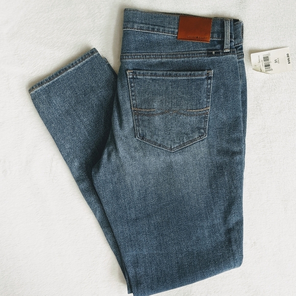 Lucky Brand Charlie Low Rise Skinny Ankle Jeans Stretch Denim Blue 12/31 NWT - Picture 1 of 16
